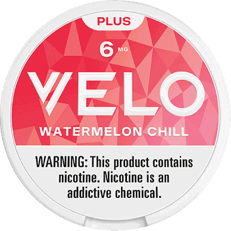 VELO Watermelon Chill 6mg Nicotine Pouches - Single Can