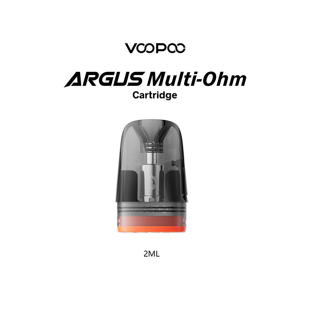 VooPoo Argus Multi-Ohm 2ML Refillable Replacement Cartridge Pod - Pack of 3