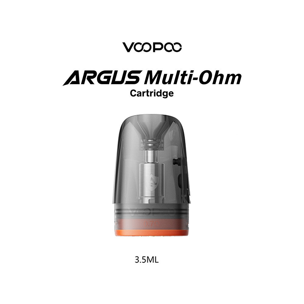 VooPoo Argus Multi-Ohm 3.5ML Refillable Replacement Cartridge Pod - Pack of 3