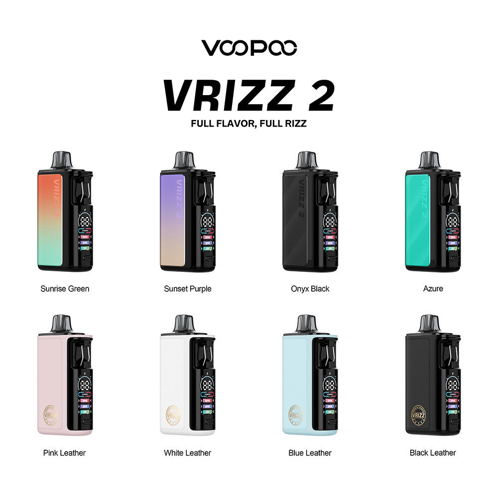 VooPoo VRIZZ 2 1350mAh Pod System Starter Kit With 15ML Refillable Cartridge Pod