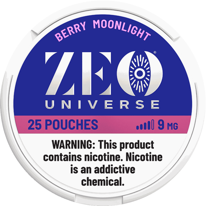 ZEO Berry Moonlight 9mg Nicotine Pouches - Single Can