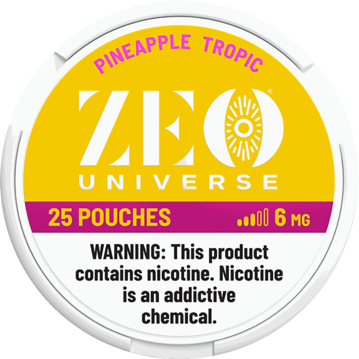 ZEO Pineapple Tropic 6mg Nicotine Pouches - Single Can