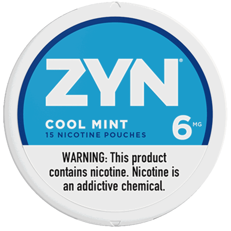 ZYN Cool Mint 6mg Nicotine Pouches - Single Can