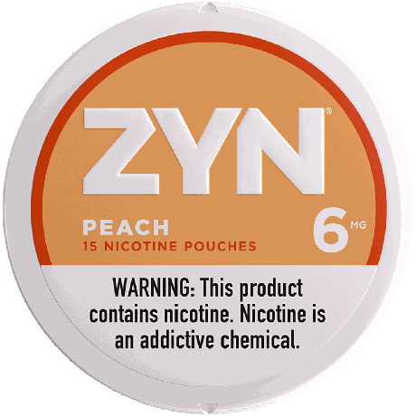ZYN Peach 3mg Nicotine Pouches - Single Can