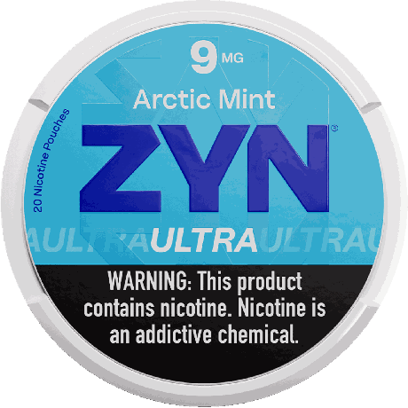 ZYN Ultra Arctic Mint 9mg Nicotine Pouches - Single Can