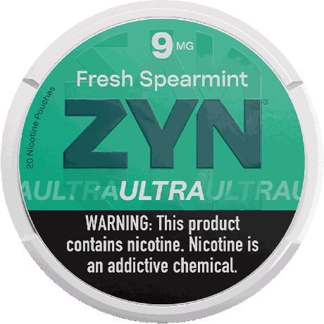 ZYN Ultra Fresh Spearmint 11mg Nicotine Pouches - Single Can