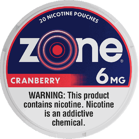 zone Cranberry 9mg Nicotine Pouches - Single Can