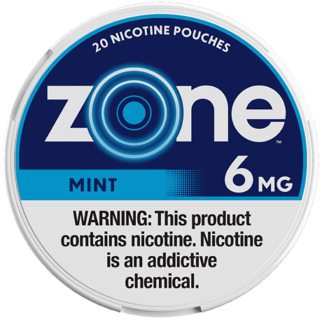zone Mint 9mg Nicotine Pouches - Single Can