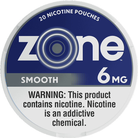 zone Smooth 6mg Nicotine Pouches - Single Can