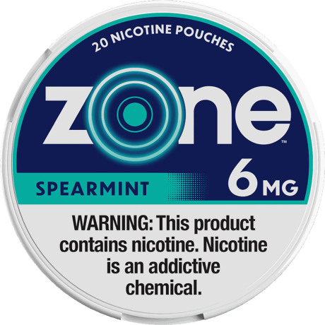 zone Spearmint 6mg Nicotine Pouches - Single Can