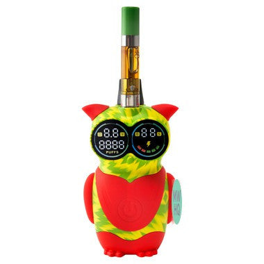 Ooze Hoot Character 650mAh Dual 510 Cartridge Device Battery With Digital Screen