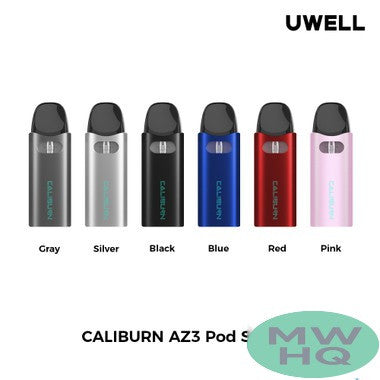 Uwell Caliburn AZ3 750mAh Pod System Starter Kit With 2 x 2ML Caliburn A3 Refillable Pod
