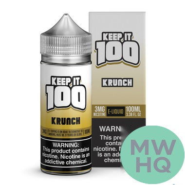 Keep It 100 Nicotine E-Liquid 100ML