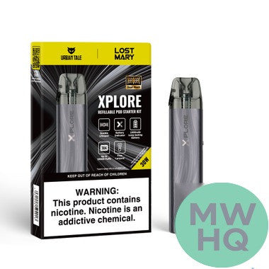 URBAN TALE x LOST MARY Xplore 1000mAh Pod System Starter Kit With 2 x 2ML Refillable Top Fill Pod