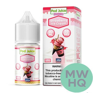 POD Juice Nicotine Salt E-Liquid 30ML – Jewel Menthol