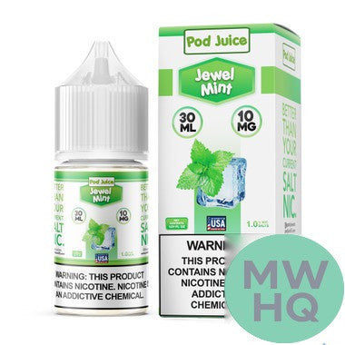 POD Juice Nicotine Salt E-Liquid 10MG 30ML – Banana Freeze
