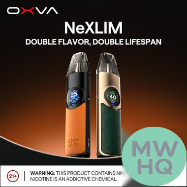 OXVA NeXLIM 1500mAh Pod System Starter Kit With 2 x 4ML Refillable Cartridge Pod