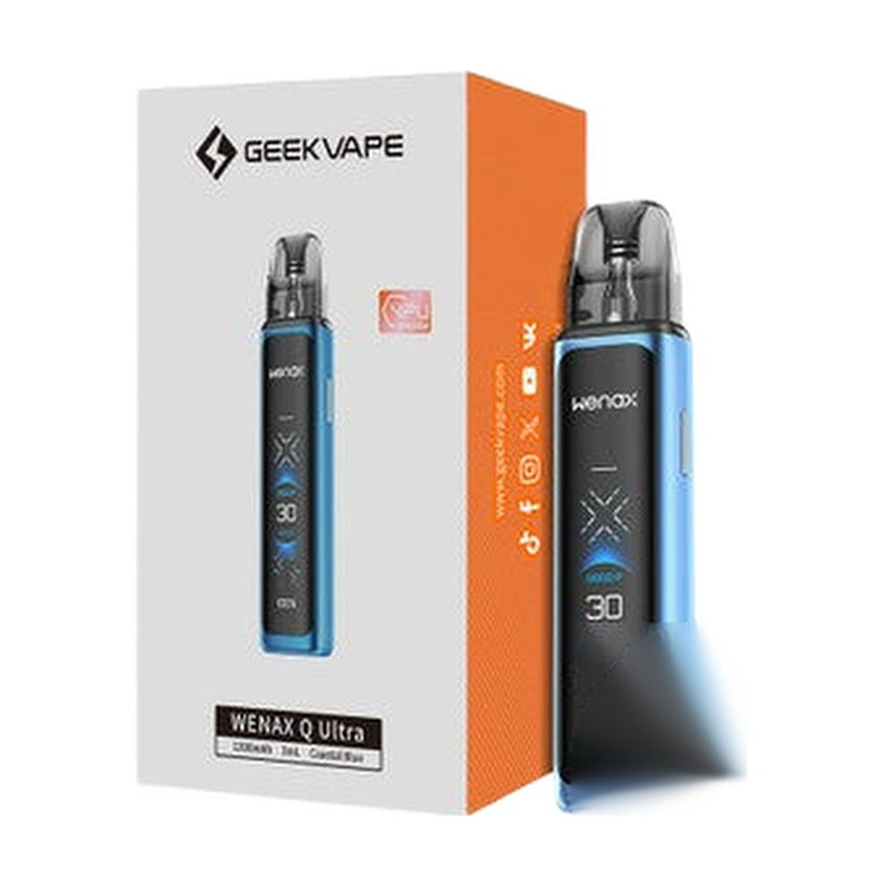 GeekVape Wenax Q Ultra 1300mAh Pod System Starter Kit With 2 x 3ML Refillable Q Cartridge