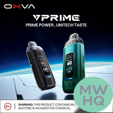 OXVA VPRIME 2600mAh Pod System Starter Kit With 2 x 5ML Refillable Cartridge Pod
