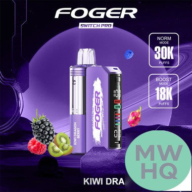 Foger Switch Pro Kit 30K Puffs 19ML Disposable Device & Power Bank