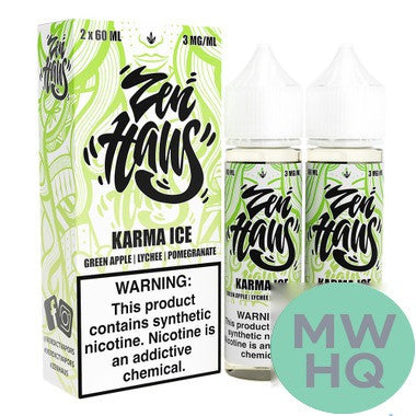Zen Haus Synthetic Nicotine E-Liquid 120ML (2 x 60ML)