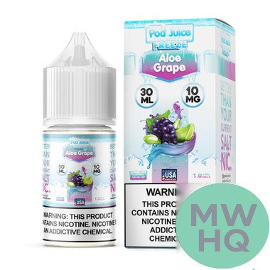 POD Juice Nicotine Salt E-Liquid 10MG 30ML – Banana Freeze