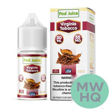 POD Juice Nicotine Salt E-Liquid 30ML – Jewel Menthol