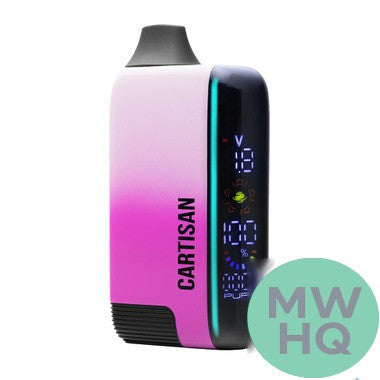 Cartisan Veil Bar Pro Evo 1000mAh VV Pre-Heat 510 Cartridge Device Battery With Digital Screen