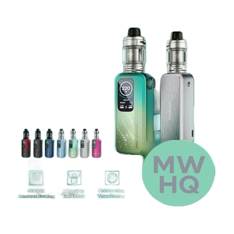 VooPoo VINCI Spark 220 220W Dual 18650 Starter Kit With 5.5ML UFORCE-X Tank