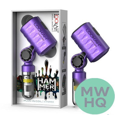 Lookah Hammer 950mAh Portable Enail Banger Dab Rig Vaporizer With LED Screen