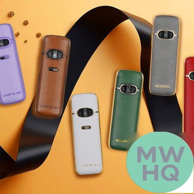VooPoo Vmate E2 1500mAh Pod System Starter Kit With 2 x 3ML Refillable Vmate Top Fill Cartridge Pod