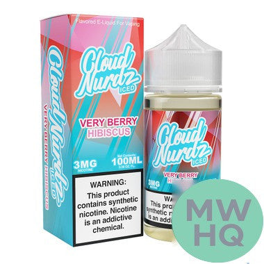 Cloud Nurdz ICED Tobacco-Free 100ML E-Liquid
