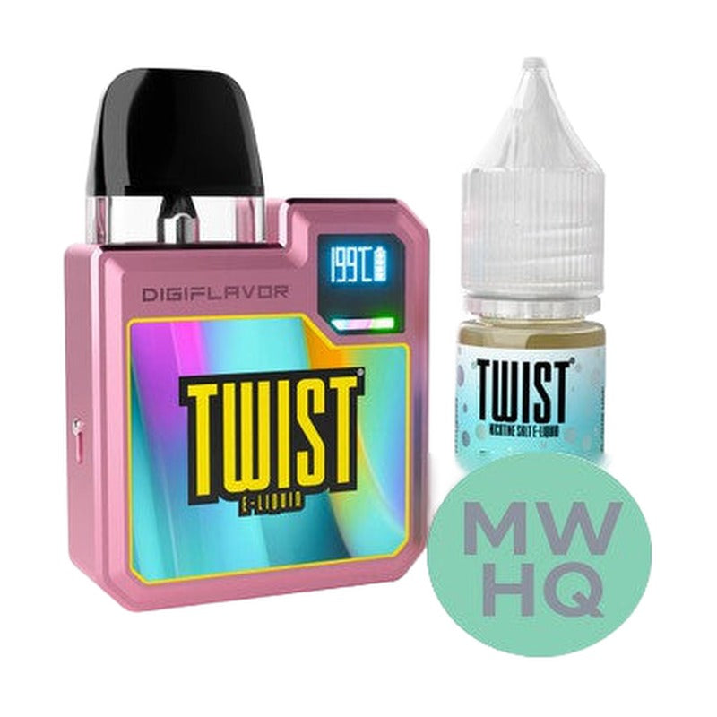 GeekVape Digiflavor Digi-Q 1000mAh Pod System Kit With 2 x 2ML GeekVape Q Cartridge & 10ML E-Liquid Bottle – / Flavors: