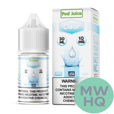 POD Juice Nicotine Salt E-Liquid 10MG 30ML – Banana Freeze