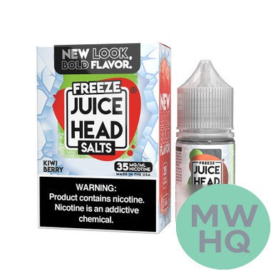 Juice Head Nicotine Salt E-Liquid 30ML – Kiwi Berry / Strawberry Kiwi