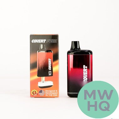 Neu Covert PUSH 650mAh Variable Voltage 510 Thread Rechargeable Cartridge Battery