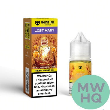 URBAN TALE x LOST MARY Nicotine Salt E-Liquid 30ML – Blue Razz Ice