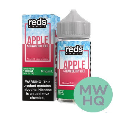 Reds Apple E-Liquid By 7 Daze 100ML – Apple Berries