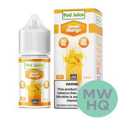 POD Juice Nicotine Salt E-Liquid 30ML – Jewel Menthol