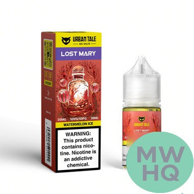 URBAN TALE x LOST MARY Nicotine Salt E-Liquid 30ML – Blue Razz Ice