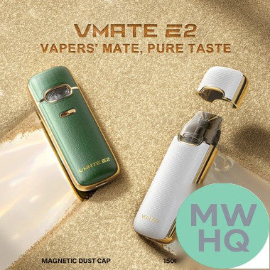 VooPoo Vmate E2 1500mAh Pod System Starter Kit With 2 x 3ML Refillable Vmate Top Fill Cartridge Pod