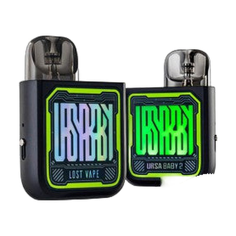 Lost Vape Quest Ursa Baby 2 900mAh Pod System Starter Kit With 2 x Refillable 2.5ML Ursa Cartridge Pod