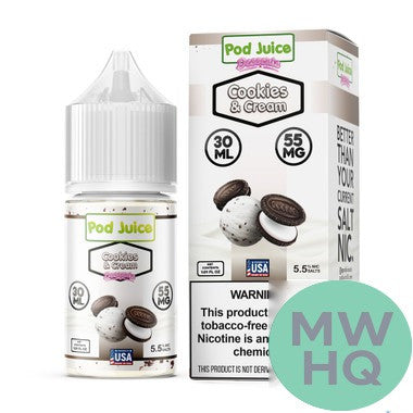 POD Juice Nicotine Salt E-Liquid 30ML – Jewel Menthol