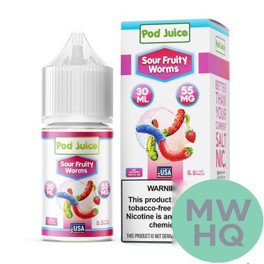 POD Juice Nicotine Salt E-Liquid 30ML – Jewel Menthol