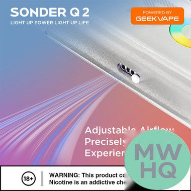 GeekVape Sonder Q 2 1350mAh Pod System Starter Kit With 3ML Refillable GeekVape Q Cartridge Pod