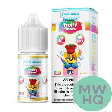 POD Juice Nicotine Salt E-Liquid 30ML – Jewel Menthol