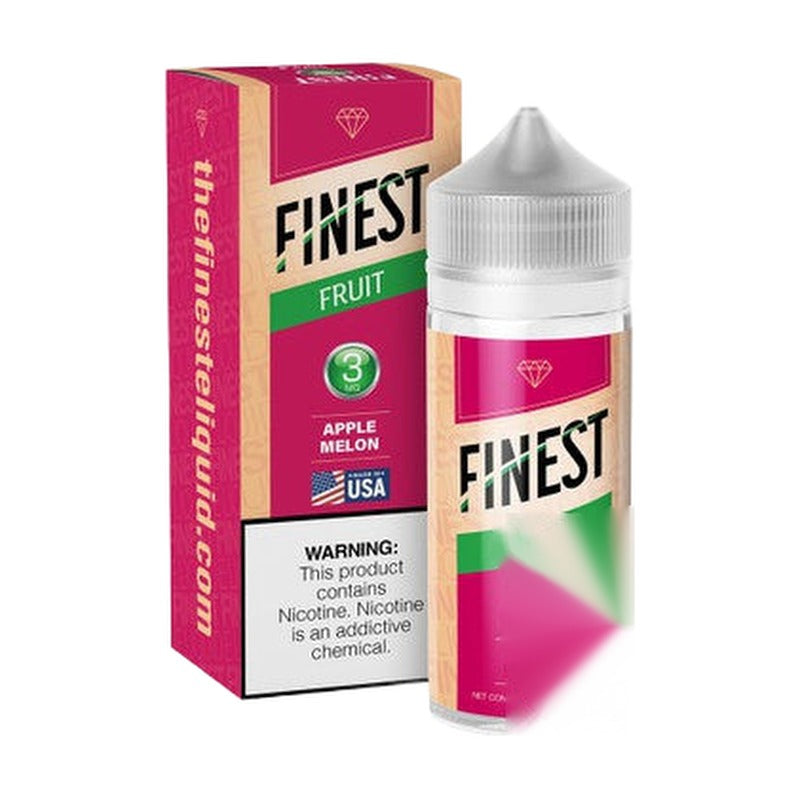 Finest Freebase Nicotine Premium E-Liquid 100ML – Apple Melon (Fruit)