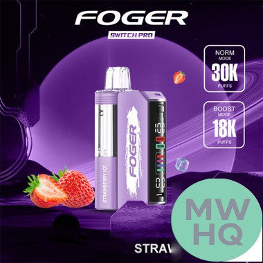 Foger Switch Pro Kit 30K Puffs 19ML Disposable Device & Power Bank