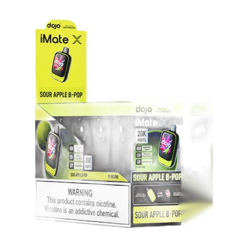 DOJO iMate X Powered By Vaporesso 20K Puffs 15ML Disposable Pod Kit With Sliding Hub & HD LCD Screen