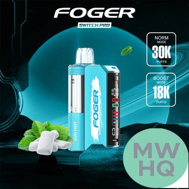 Foger Switch Pro Kit 30K Puffs 19ML Disposable Device & Power Bank
